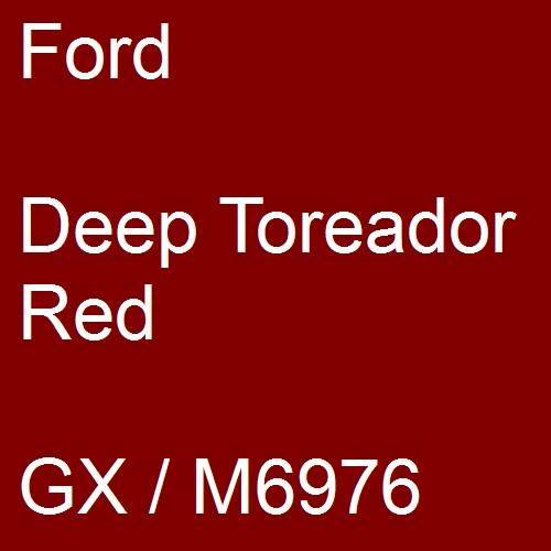 Ford, Deep Toreador Red, GX / M6976.